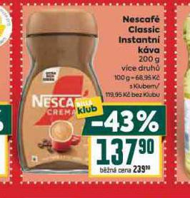 NESCAF� CLASSIC INSTANTN� K�VA