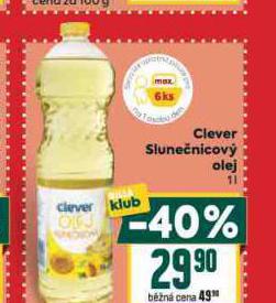 CLEVER SLUNE�NICOV� OLEJ