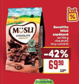 BONAVITA MÜSLI ZAPÉKANÉ