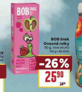 BOB �NEK OVOCN� ROLKY