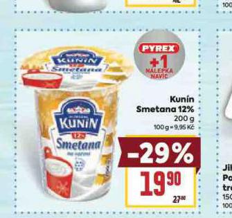 KUN�N SMETANA 12%