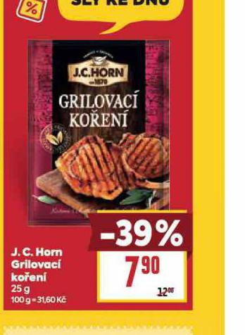 J.C.HORN GRILOVAC� KO�EN�