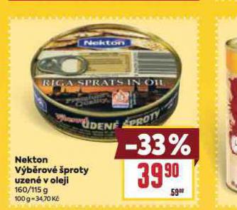 NEKTON V�B�ROV� �PROTY UZEN� V OLEJI