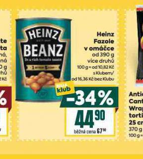 HEINZ FAZOLE V OM��CE