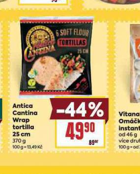 ANTICA CANTINA WRAP TORTILLA 25 CM