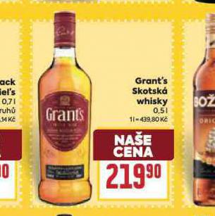 GRANT�S SKOTSK� WHISKY