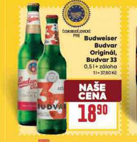 PIVO BUDVAR 33