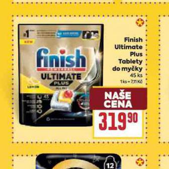 FINISH ULTIMATE PLUS TABLETY DO MYČKY
