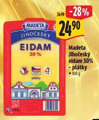 MADETA JIHO�ESK� EIDAM 30%