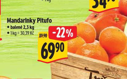 MANDARINKY PITUFO