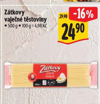 ZÁTKOVY VAJEČNÉ TĚSTOVINY