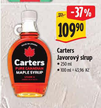 CARTERS JAVOROV� SIRUP