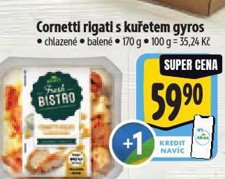 CORNETTI RIGATI S KU�ETEM GYROS