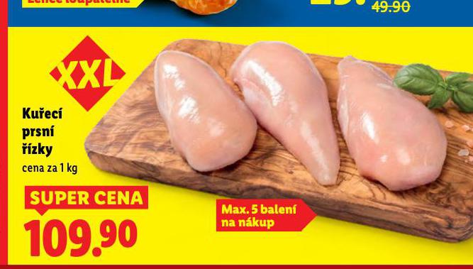 KUŘECÍ PRSNÍ ŘÍZKY