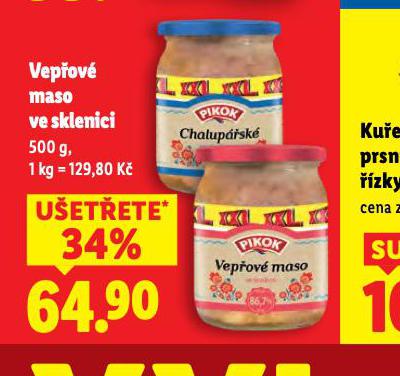 VEPŘOVÉ MASO VE SKLENICI