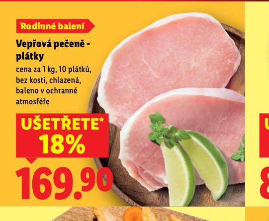 VEPŘOVÁ PEČENĚ PLÁTKY