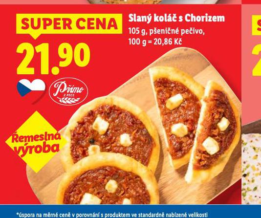 SLANÝ KOLÁČ S CHORIZEM