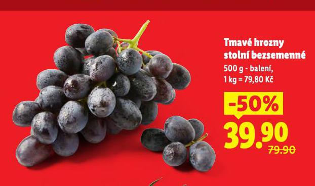 HROZNY TMAVÉ BEZSEMENNÉ