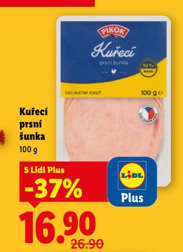 KUŘECÍ PRSNÍ ŠUNKA