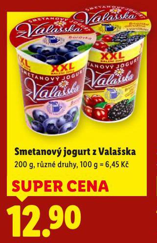 SMETANOV� JOGURT Z VALA�SKA