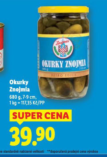 OKURKY ZNOJMIA