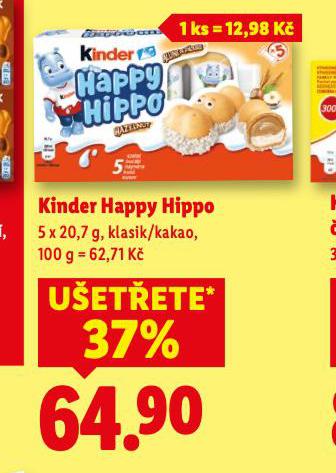 KINDER HAPPY HIPPO