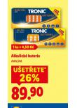 TRONIC ALKALICK� BATERIE