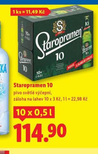 PIVO STAROPRAMEN 10