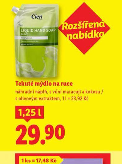 CIEN TEKUT� M�DLO NA RUCE