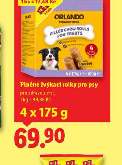 ORLANDO �V�KAC� ROLKY PRO PSY