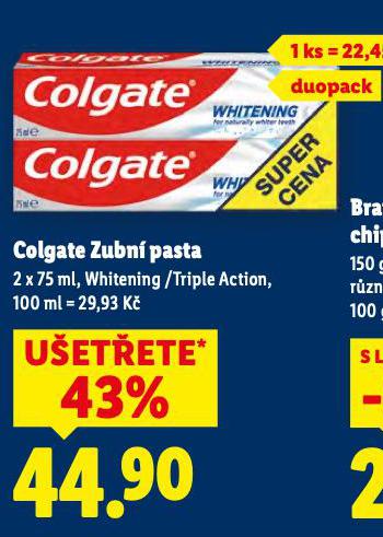 COLGATE ZUBNÍ PASTA