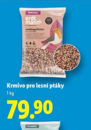 KRMIVO PRO LESNÍ PTÁKY