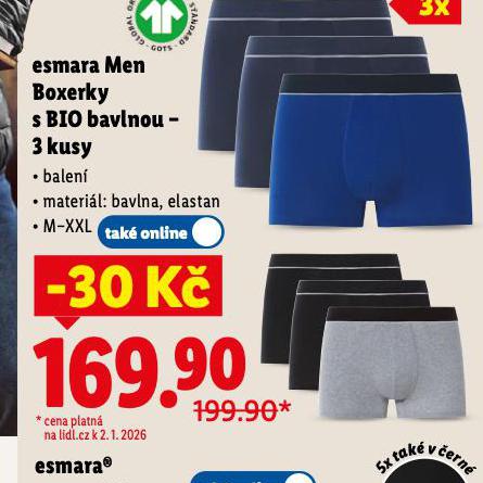 BOXERKY S BIO BAVLNOU