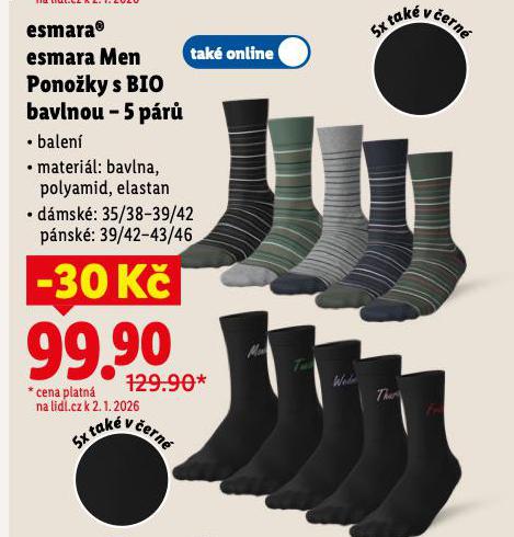 PONOŽKY S BIO BAVLNOU