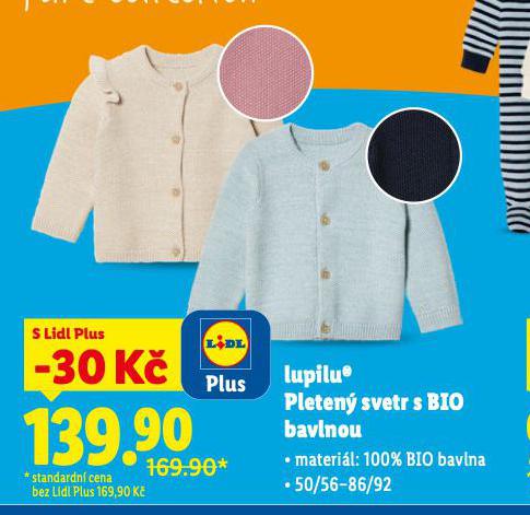 PLETEN� SVETR S BIO BAVLNOU