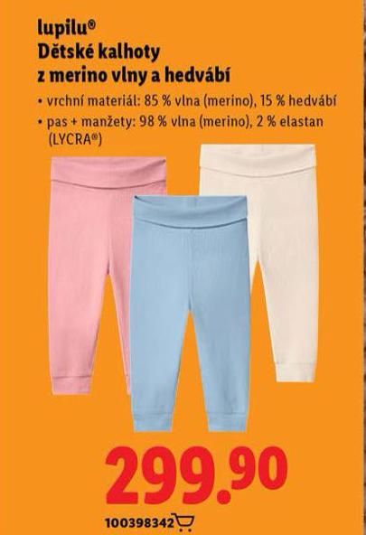 LUPILU D�TSK� KALHOTY