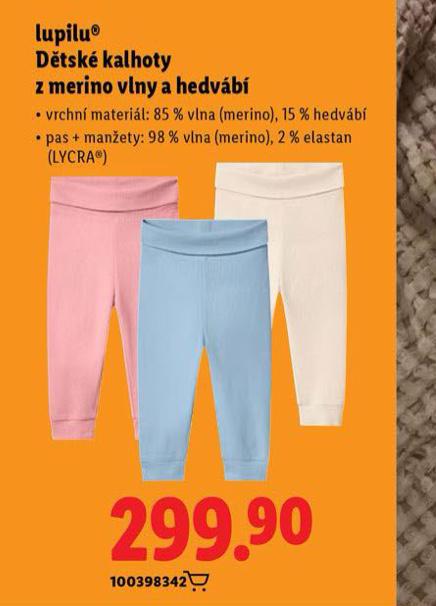 D�TSK� KALHOTY Z MERINA VLNY A HEDV�B�