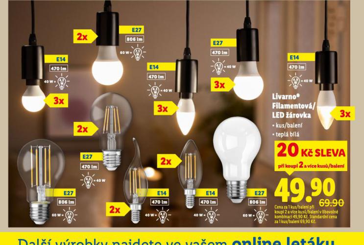 FILAMENTOVÁ / LED ŽÁROVKA