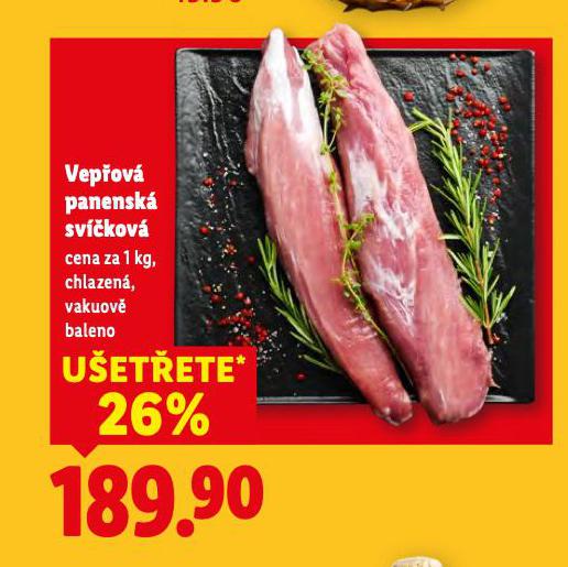 VEPŘOVÁ PANENSKÁ SVÍČKOVÁ