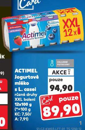 ACTIMEL JOGURTOV� ML�KO