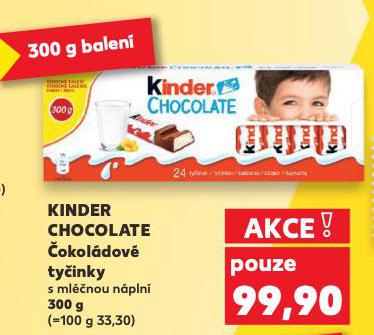 KINDER ČOKOLÁDA