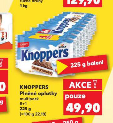 KNOPPERS PLNĚNÉ OPLATKY
