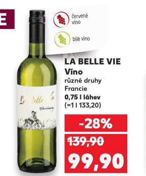 LA BELLE VIE VÍNO