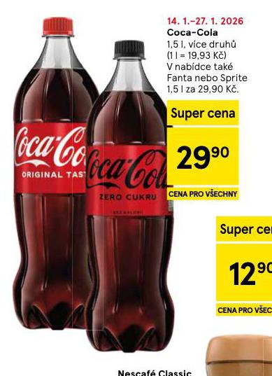 COCA COLA, FANTA, SPRITE