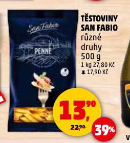 T�STOVINY SAN FABIO