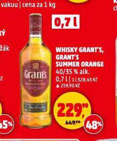 WHISKY GRANT'S SUMMER ORANGE