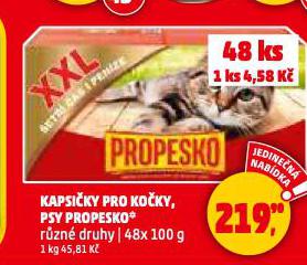 PROPESKO KAPSI�KY PRO PSY