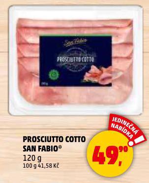 PROSCIUTTO COTTO SAN FABIO