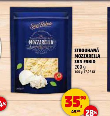 STROUHANÁ MOZZARELLA SAN FABIO
