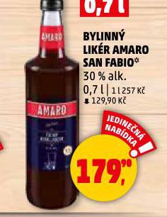 BYLINN� LIK�R AMARO SAN FABIO